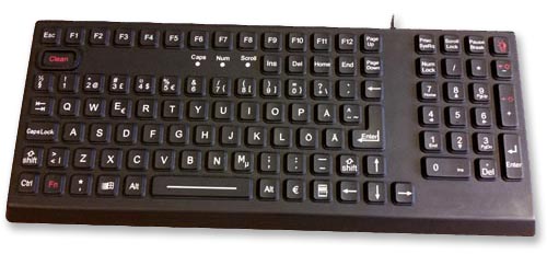 Stabilt tangentbord från KEY-TEK