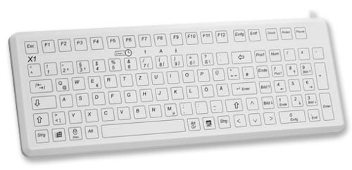 X1-MED tangentbord med slät yta