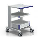 Vagn för vården för tung apparatur compact-cart Economy
